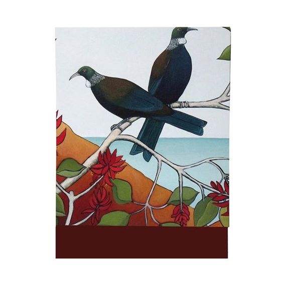 Clare Reilly - Tui In The Flame Tree 1 - Mini Notepad