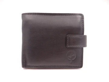 Second Nature Mens Tab Wallet with Fold Out - Black