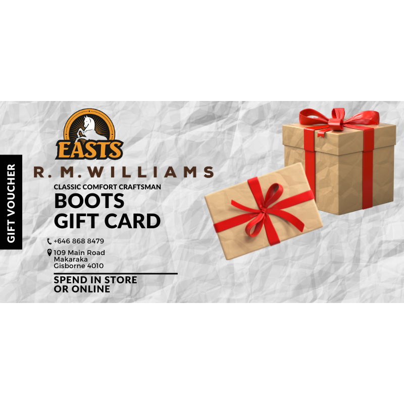 Easts RM Williams Comfort Craftsman Boots Gift Voucher