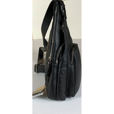 Baron Leather Back Pack Sling Multi Pocket