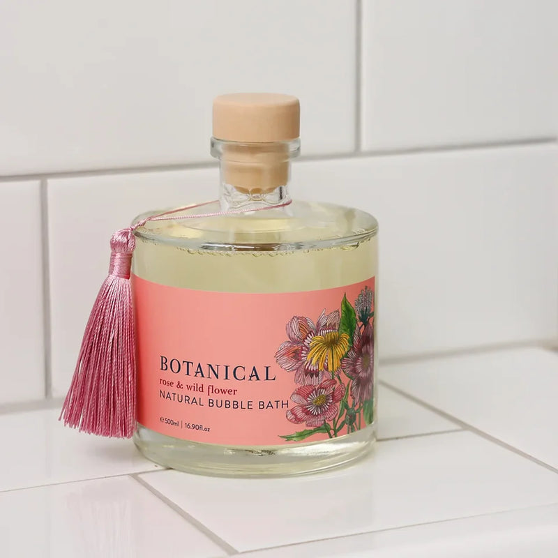 Botanical Rose and Wild Flower Natural Bubble Bath