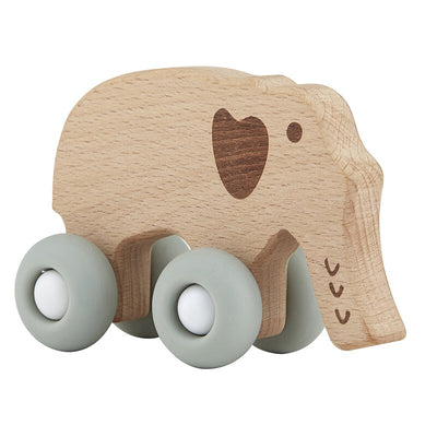 Silicone Wood Toy - Elephant