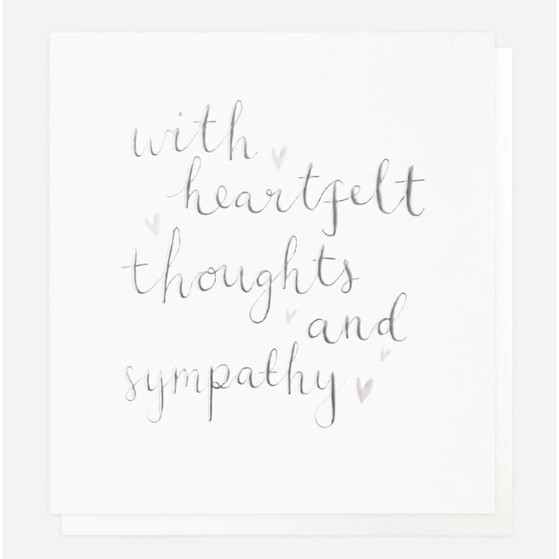 Caroline Gardner - With Heartfelt Thoughts - Sympathy Card