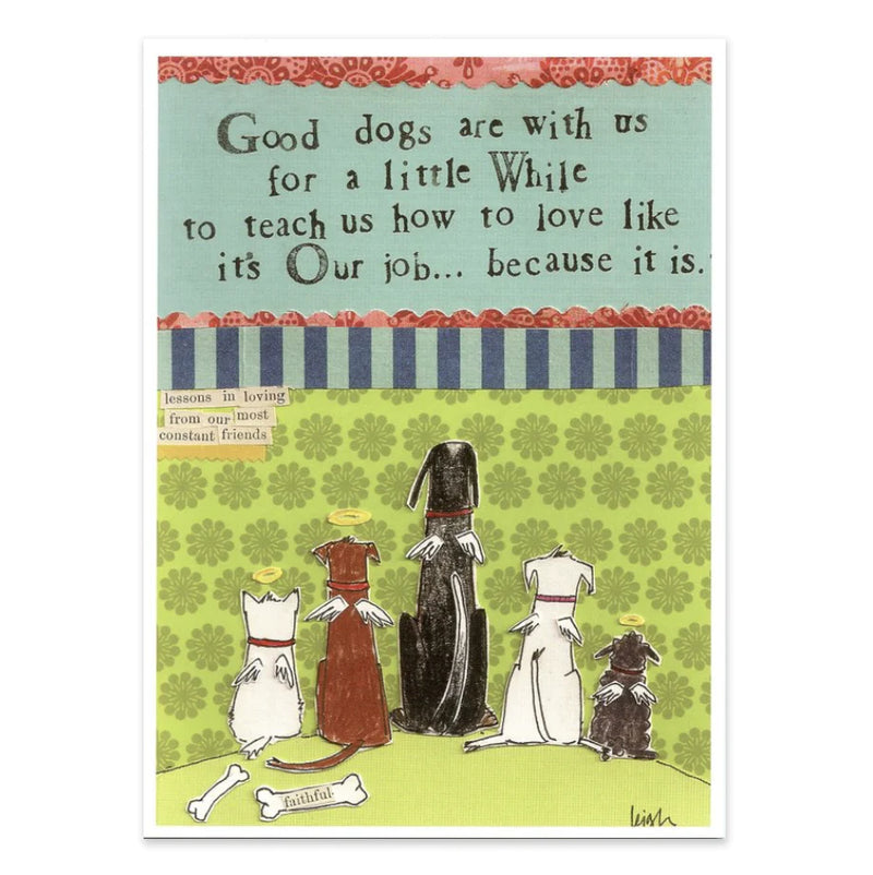 Curly Girl - Good Dogs - Sympathy Card