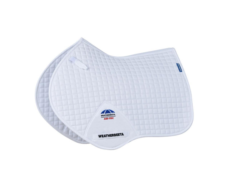 Weatherbeeta Prime Air-Tec Jump Shaped Saddle Pad - White