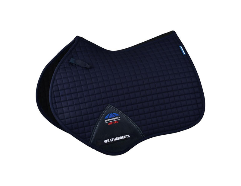 Weatherbeeta Prime Air-Tec Jump Shaped Saddle Pad - Navy