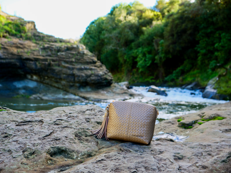Louenhide Kasey Woven Crossbody Bag