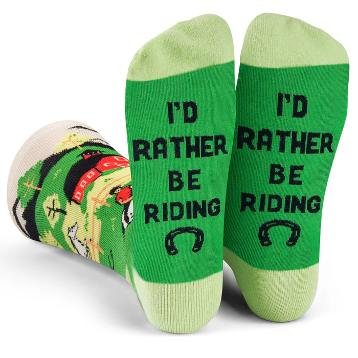 Lavley Id Rather Be Horse Riding Socks