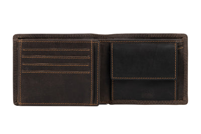 Greenwood Lithgow Leather Wallet - Brown