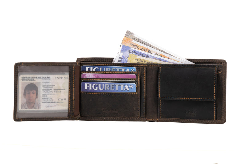 Greenwood Lithgow Leather Wallet - Brown