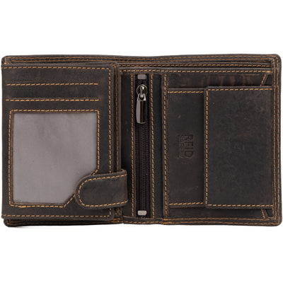 Greenwood Leather RFID Wallet - Brown