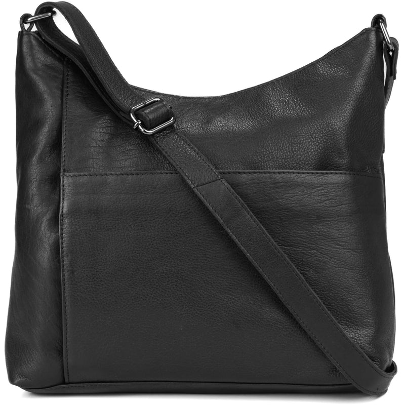 Greenwood Layla Leather Shoulder Bag - Black
