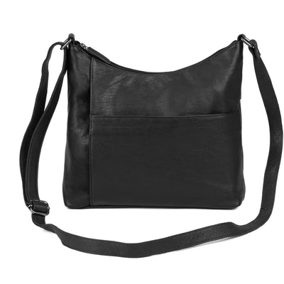 Greenwood Layla Leather Shoulder Bag - Black