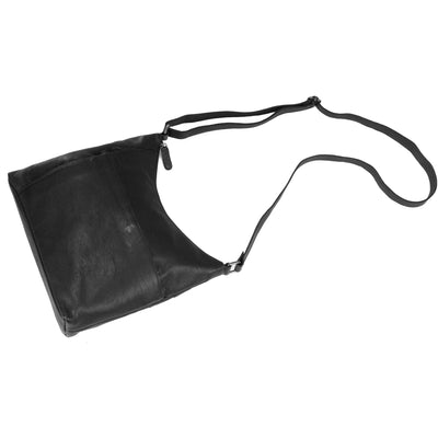 Greenwood Layla Leather Shoulder Bag - Black