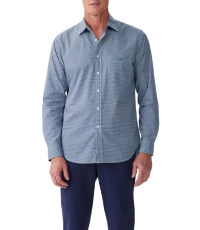 RMW Regular/Collins Shirt - Green Blue White