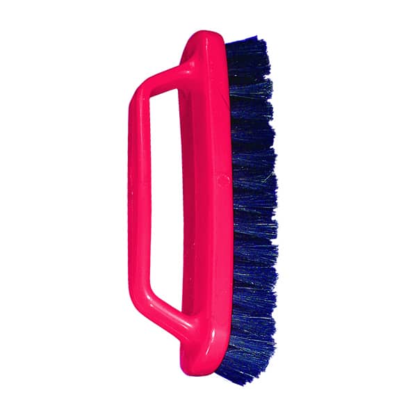 PVC Handle 6 Row Polishing Brush - Black