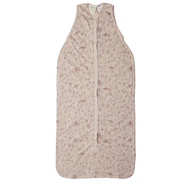 Woolbabe 3 Seasons Front Zip Sleep Bag - Dune Seascape