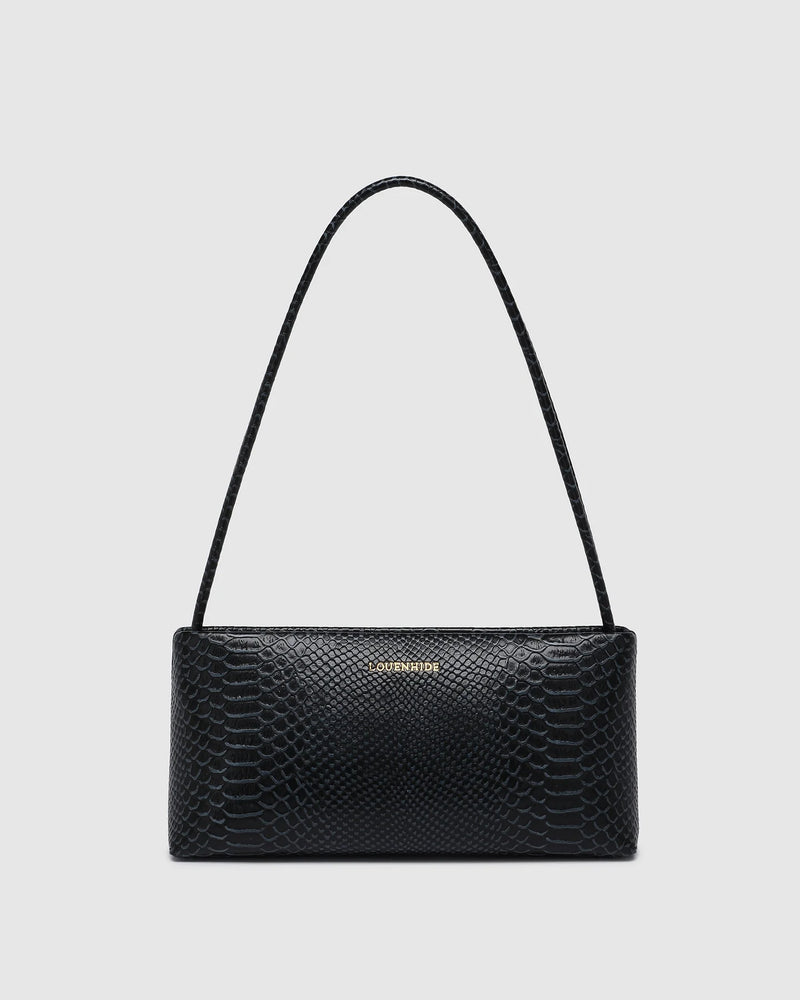 Louenhide Lara Handbag - Croc Black