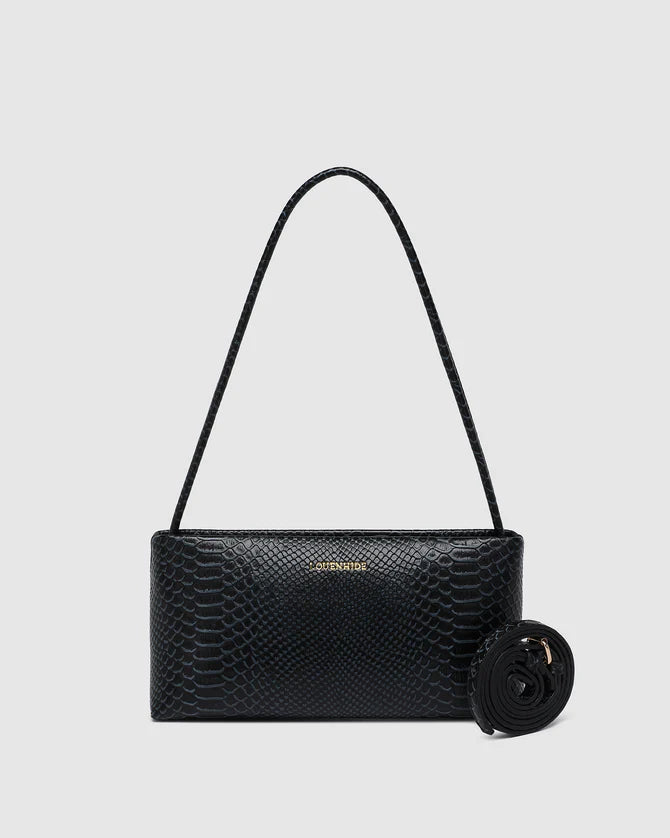Louenhide Lara Handbag - Croc Black