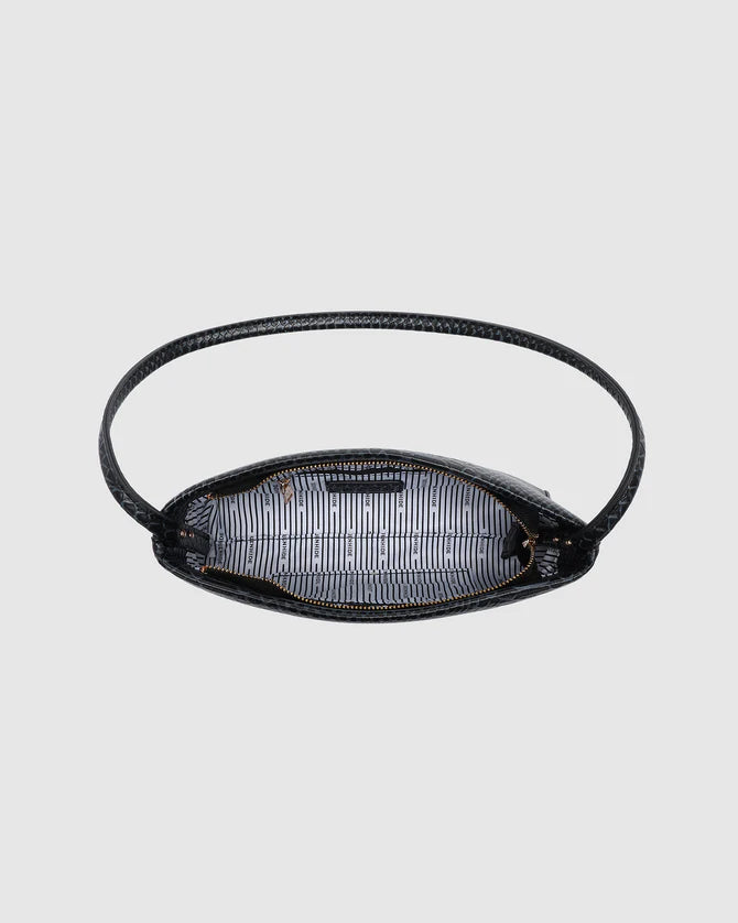 Louenhide Lara Handbag - Croc Black