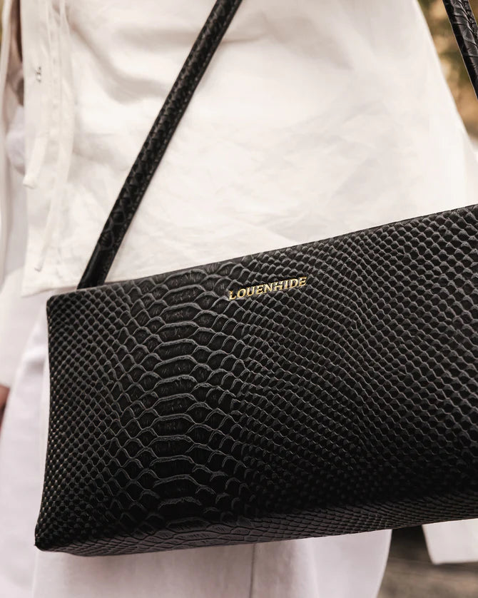 Louenhide Lara Handbag - Croc Black