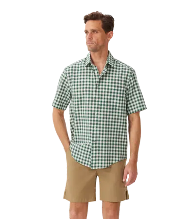 RMW Classic/Hervey SS Shirt - Green/White
