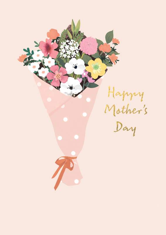 Rachel Ellen - Happy Mothers Day Bouquet - Mothers Day Card