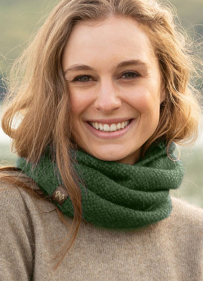 Noble Wilde Possum Merino Moss Stitch Neck Warmer