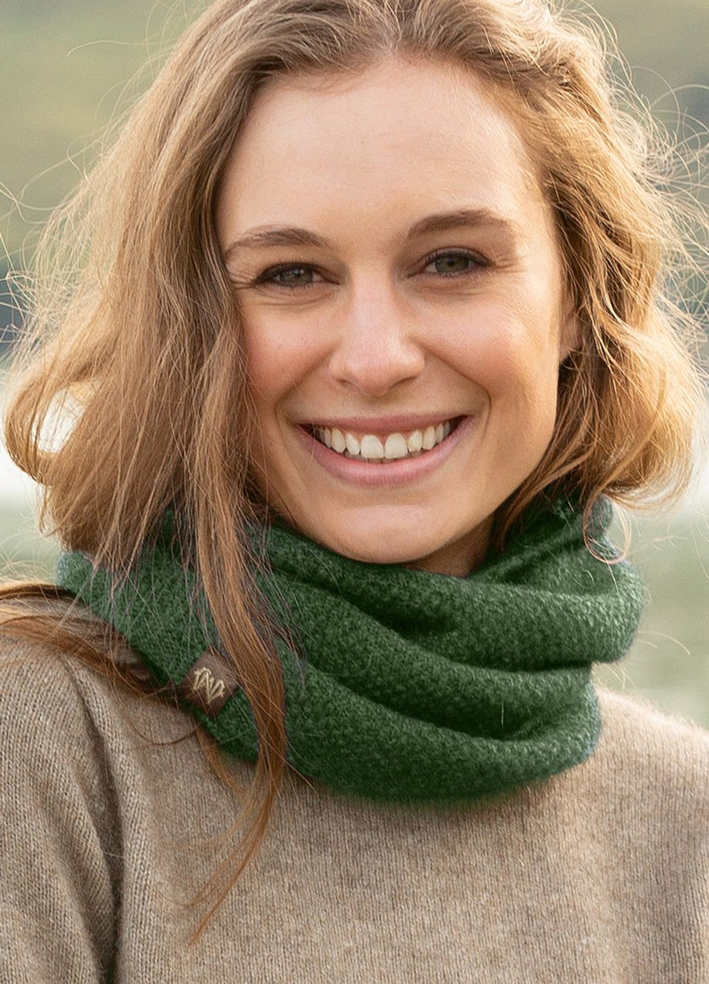 Noble Wilde Possum Merino Moss Stitch Neck Warmer