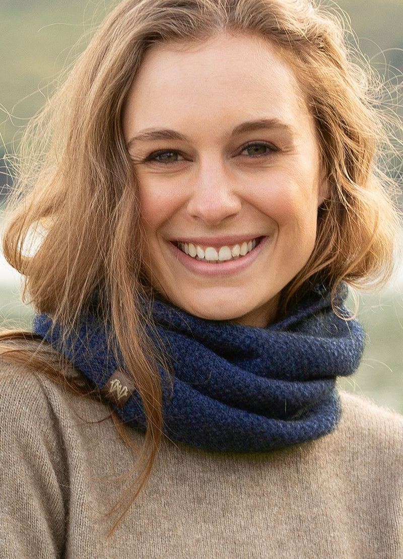 Noble Wilde Possum Merino Moss Stitch Neck Warmer