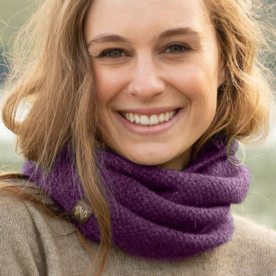 Noble Wilde Possum Merino Moss Stitch Neck Warmer