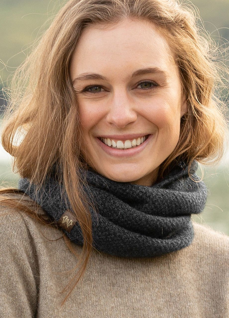 Noble Wilde Possum Merino Moss Stitch Neck Warmer