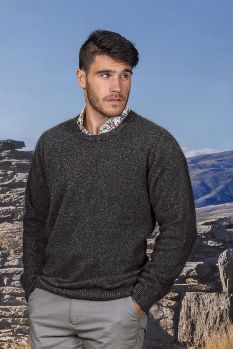 Noble Wilde Possum and Merino Cambridge Crew - Moraine