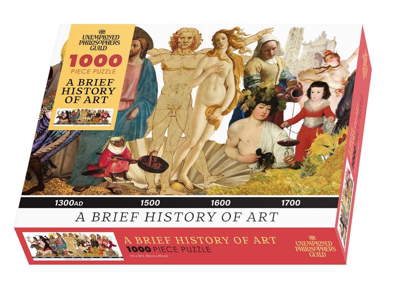 The Unemployed Philosophers Guild - A Brief History of Art - 1000 Pce Puzzle