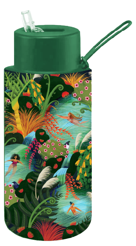 Moana Rd Drink Bottle - 1L - Wahine in Water