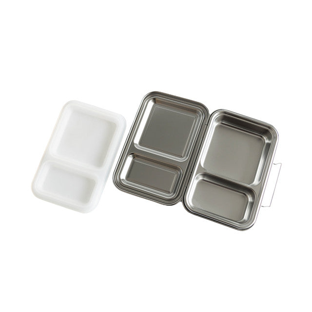 Nestling Stainless Steel Duo Lunchbox