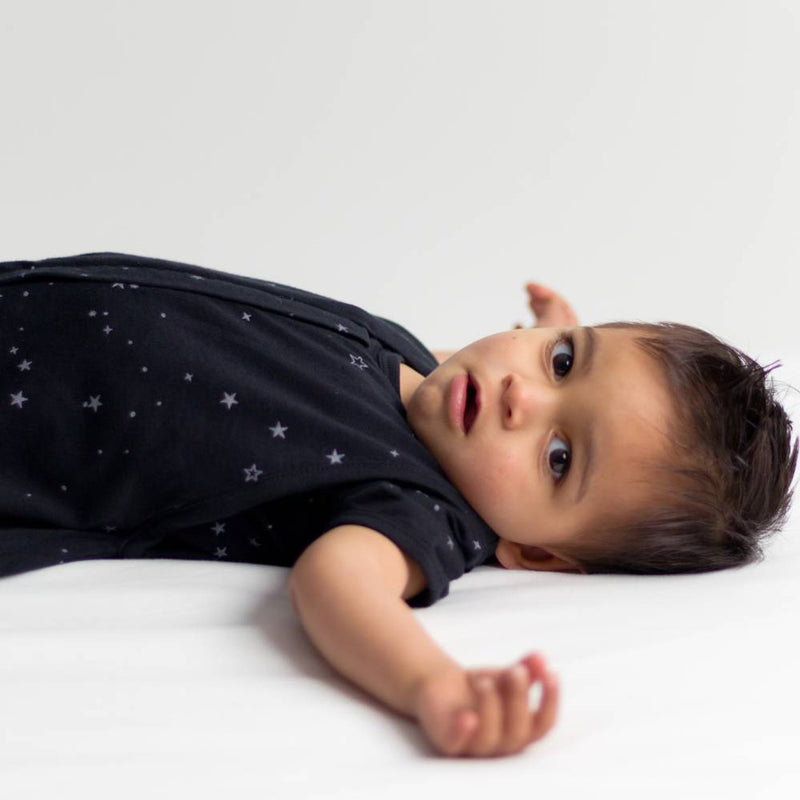 Woolbabe 3 Seasons Front Zip Sleep Bag - Night Stars