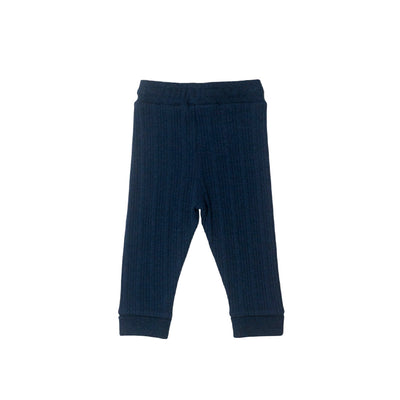 Woolbabe Organic Cotton/Merino Relaxed Pants - Tekapo Marl