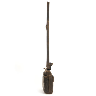 Greenwood Leather Shoulder Bag - Brown