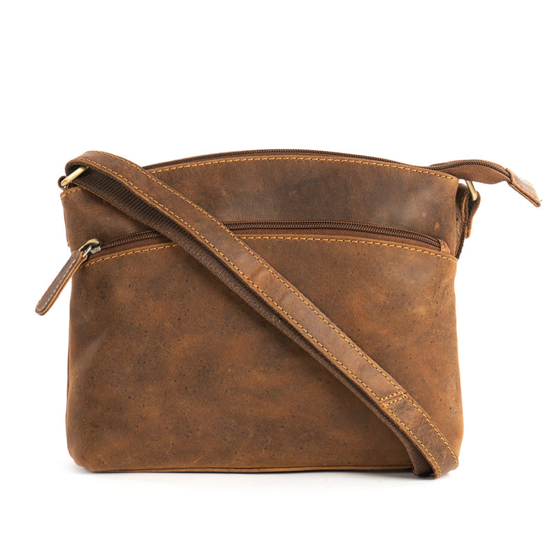 Greenwood Leather Shoulder Bag - Sandal