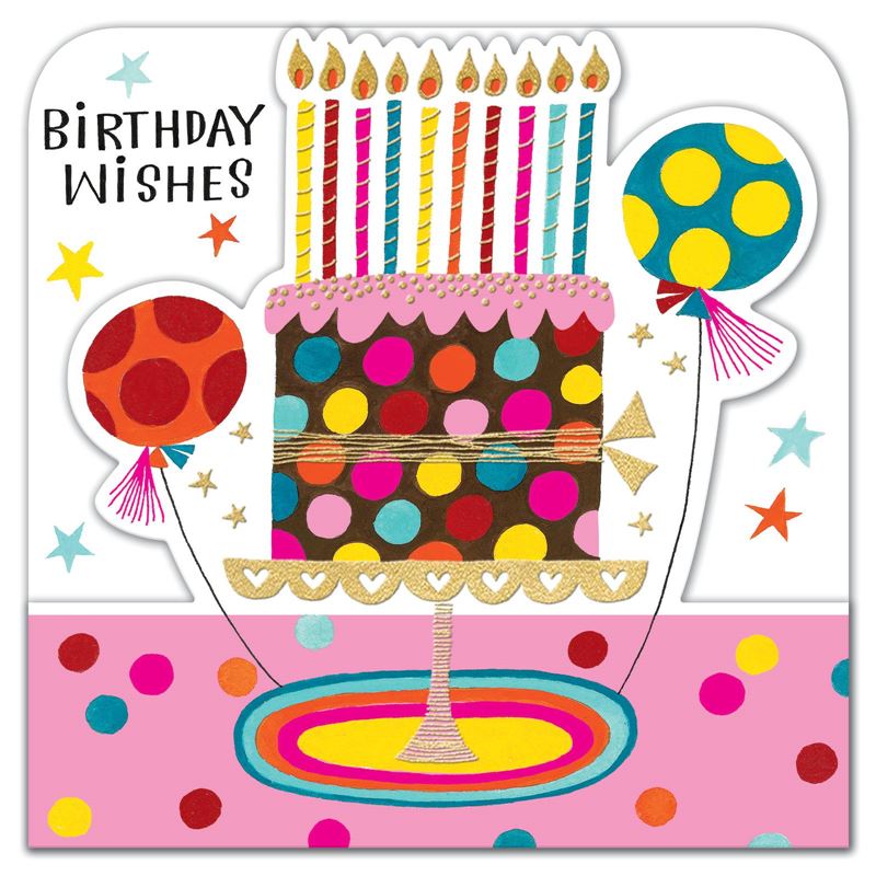 Rachel Ellen - Birthday Wishes Cake - Birthday Card