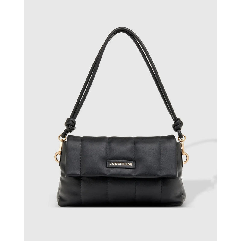 Louenhide Utah Puffer Shoulder Bag - Black