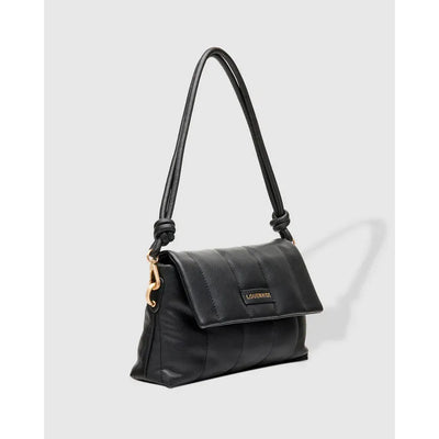 Louenhide Utah Puffer Shoulder Bag - Black