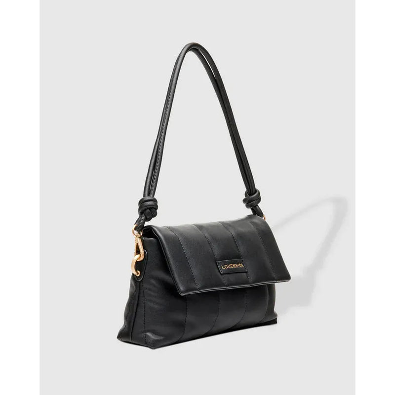Louenhide Utah Puffer Shoulder Bag - Black
