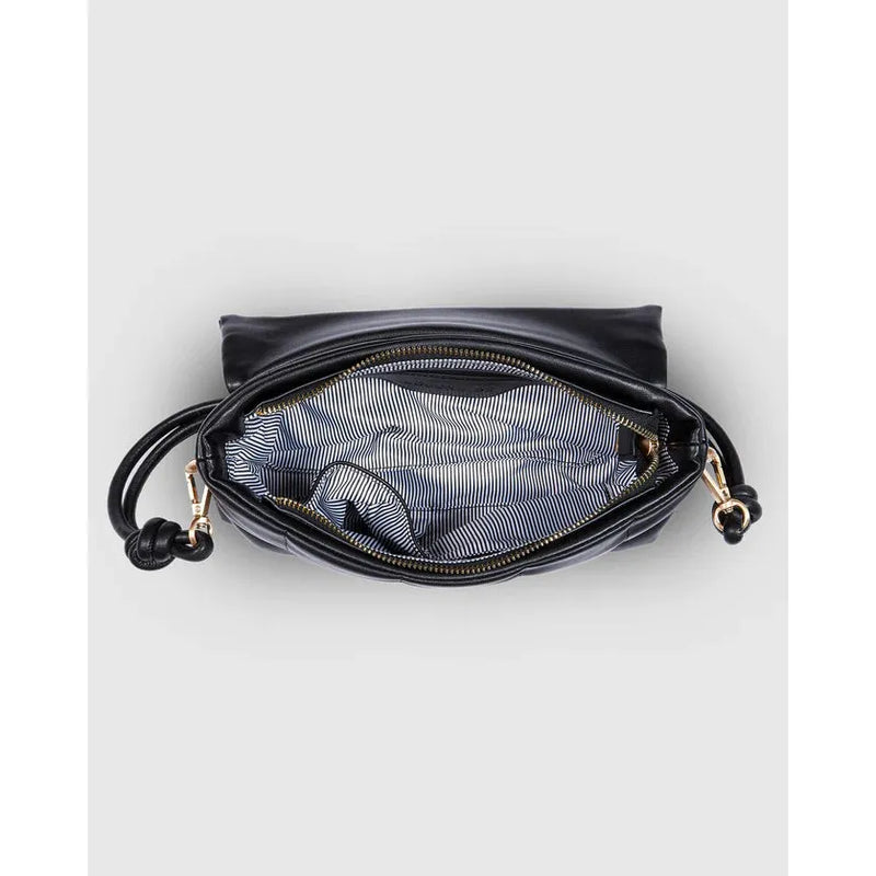 Louenhide Utah Puffer Shoulder Bag - Black