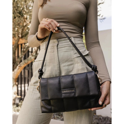 Louenhide Utah Puffer Shoulder Bag - Black