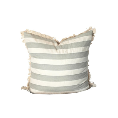 Bold Stripe Cushion - 60 x 60cm - Sage