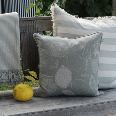 Bold Stripe Cushion - 60 x 60cm - Sage