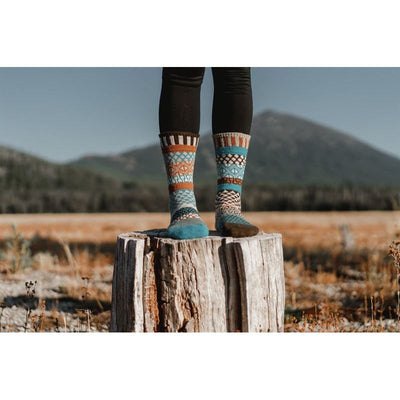 Adult Wool/Cotton Walnut Sock - Large