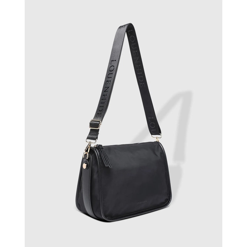 Louenhide Milan Nylon Crossbody Bag - Black